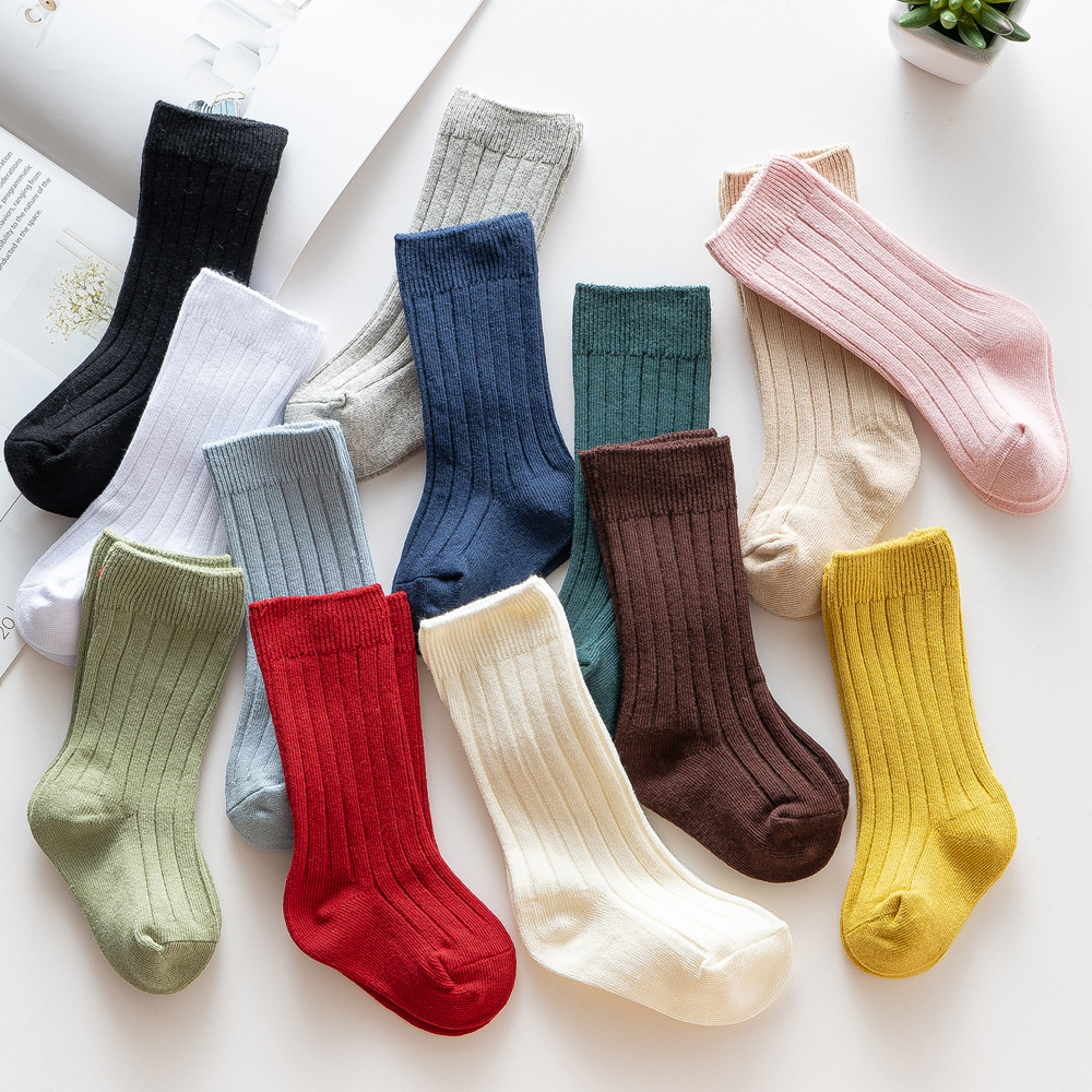 Baby Sock Oximeter - 2026 Nieuwe Spaanse stijl dubbelnaaldige gestreepte