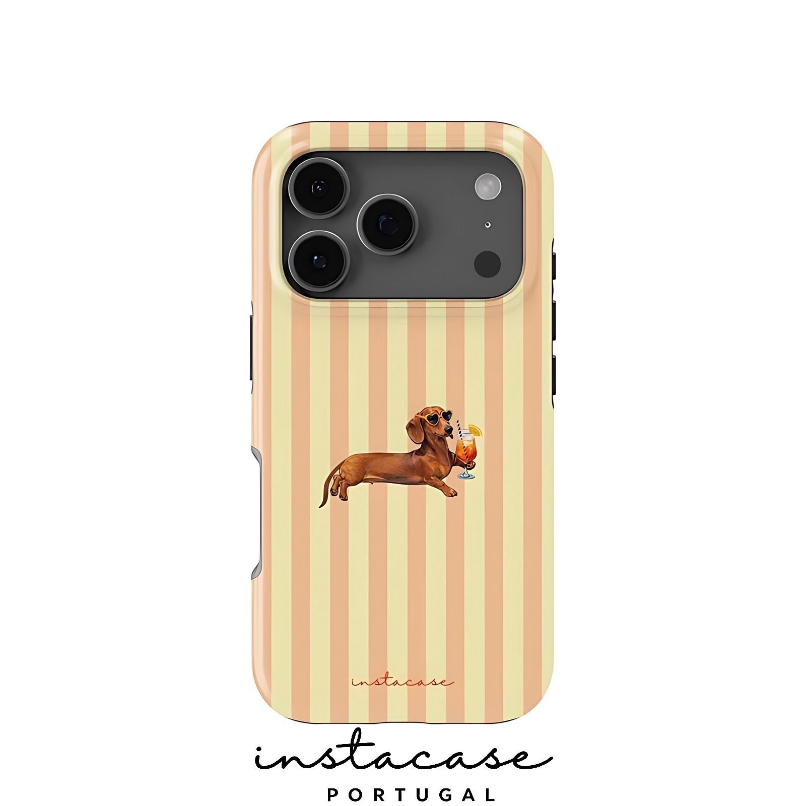 Samsung Galaxy S25 - Dachshund Stripe InstaCase Telefoonhoesje voor Samsung