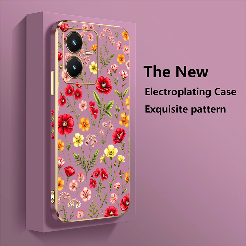 Schattig bloemenpatroon hoesje - Vivo V40 recensie en prijs
