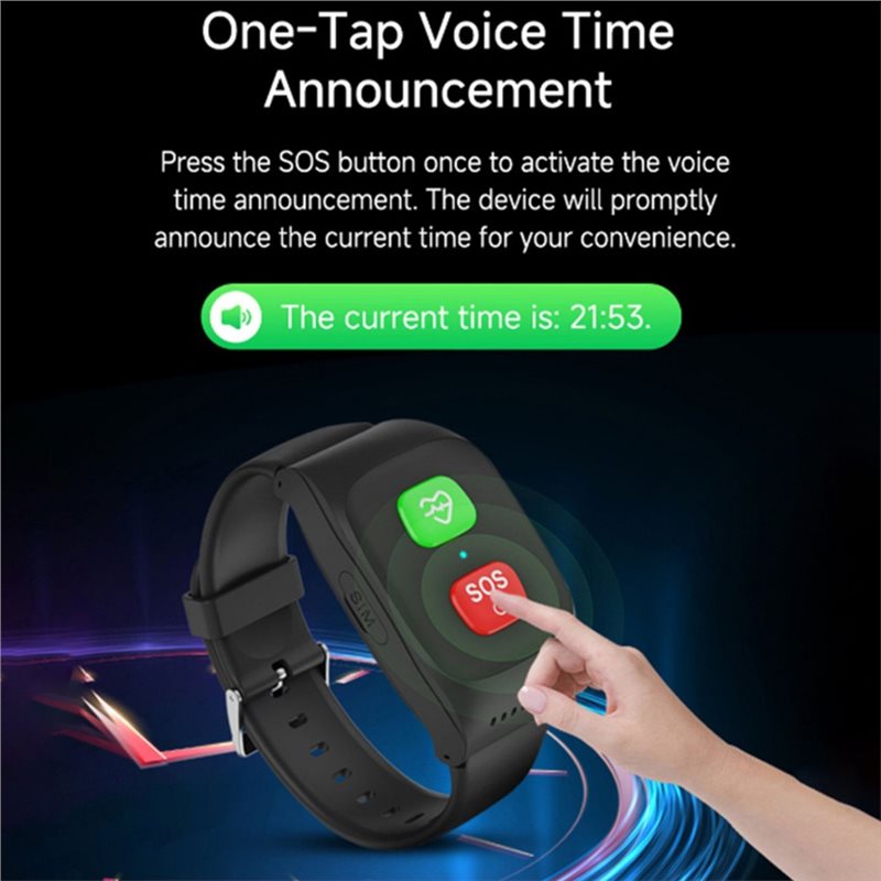 4G Ouderen Alarm GPS Horloge 4 - Fall Detection Watch recensie en prijs