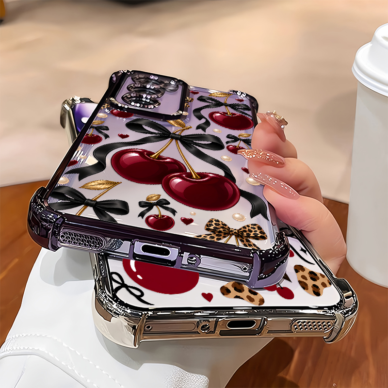 Luxe wijnrode kersenluipaardpr - Oppo Reno 12 recensie en prijs